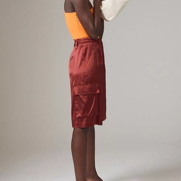 Anthropologie Hutch Pleated Utility Shorts - Picture 3 of 7